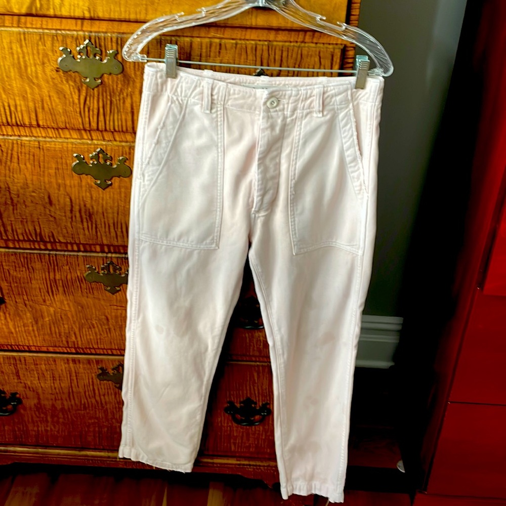 AMO Easy Utility Pants - pale pink size 26